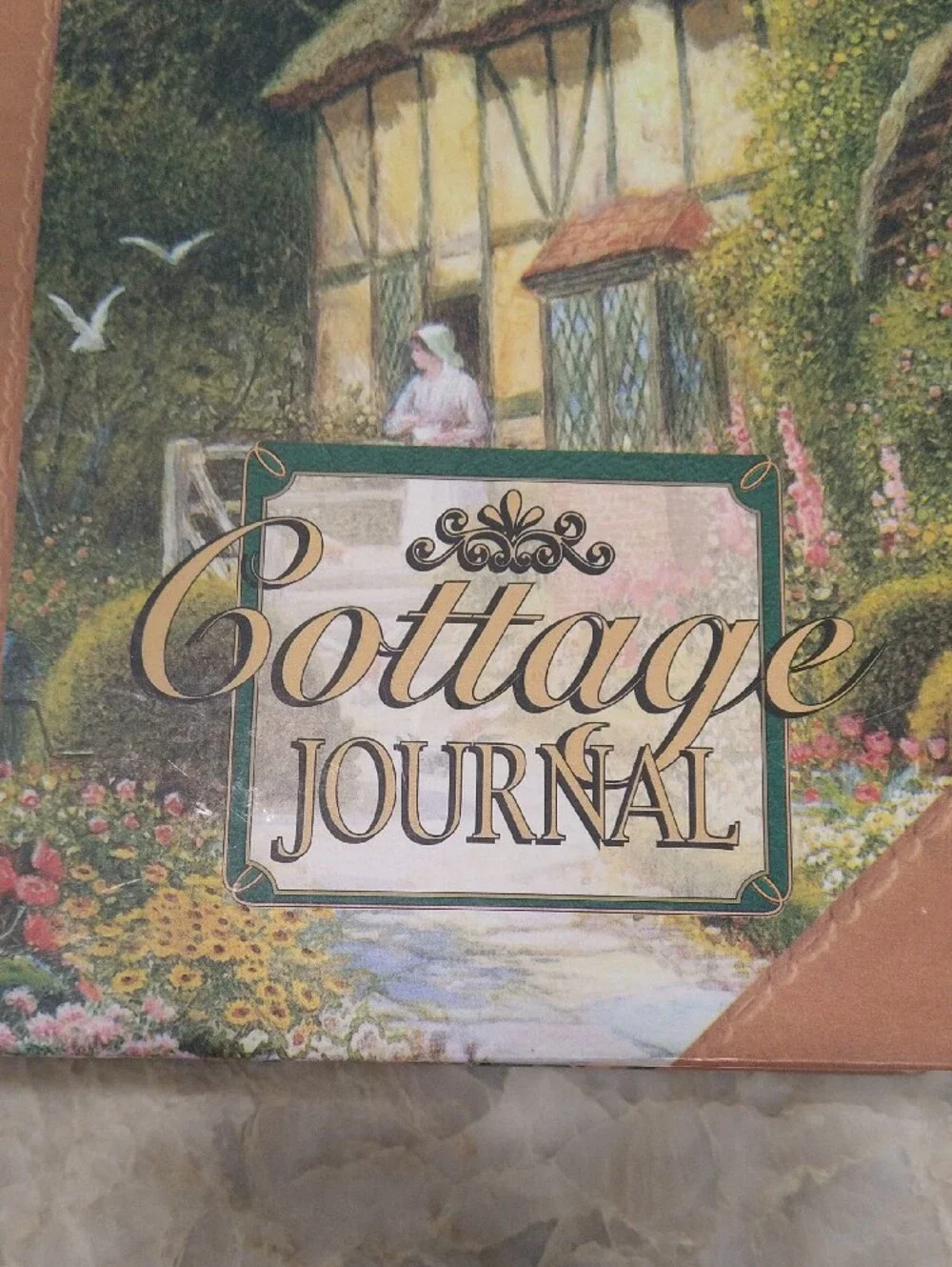 Hardcover Notebook - Brown and Multicolor